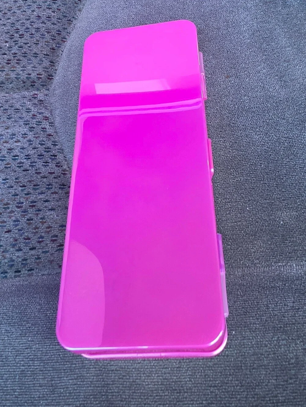 Portable Double-Sided  Large Capacity Pencil Case- Iridescent Pink BNIB